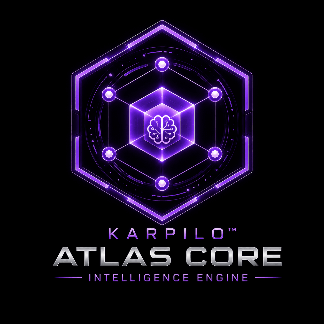 Atlas Core intelligence module visual for K-ATLS AI Systems