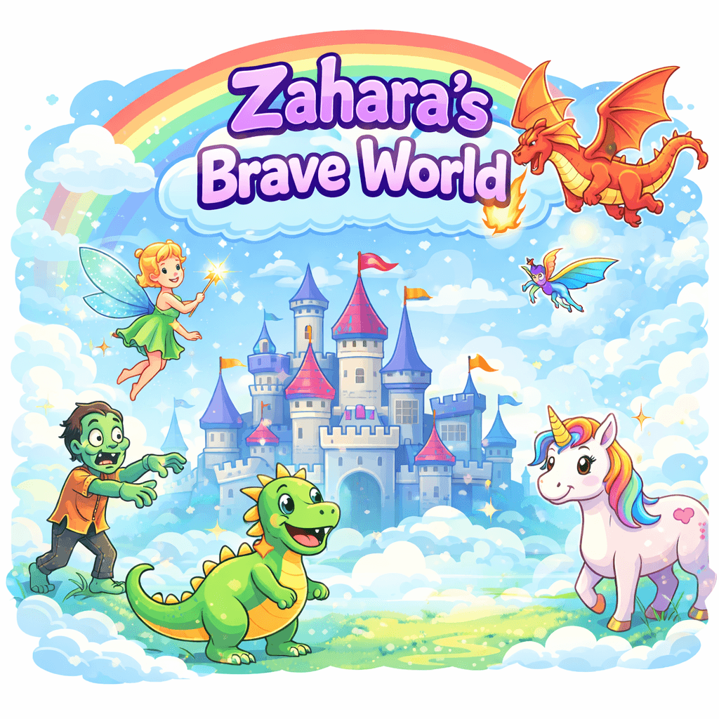 Zahara's World in-development brand visual